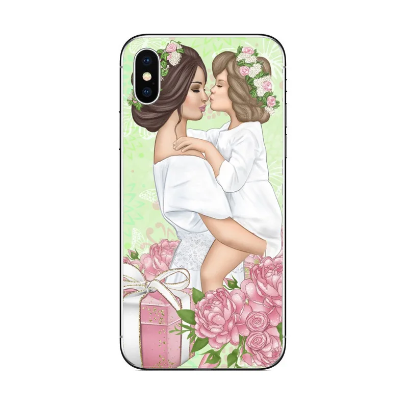 Мягкий силиконовый чехол для iPhone X 5 5S SE 6 S Plus 7 8 XS Max XR русский Vogue иллюстрация
