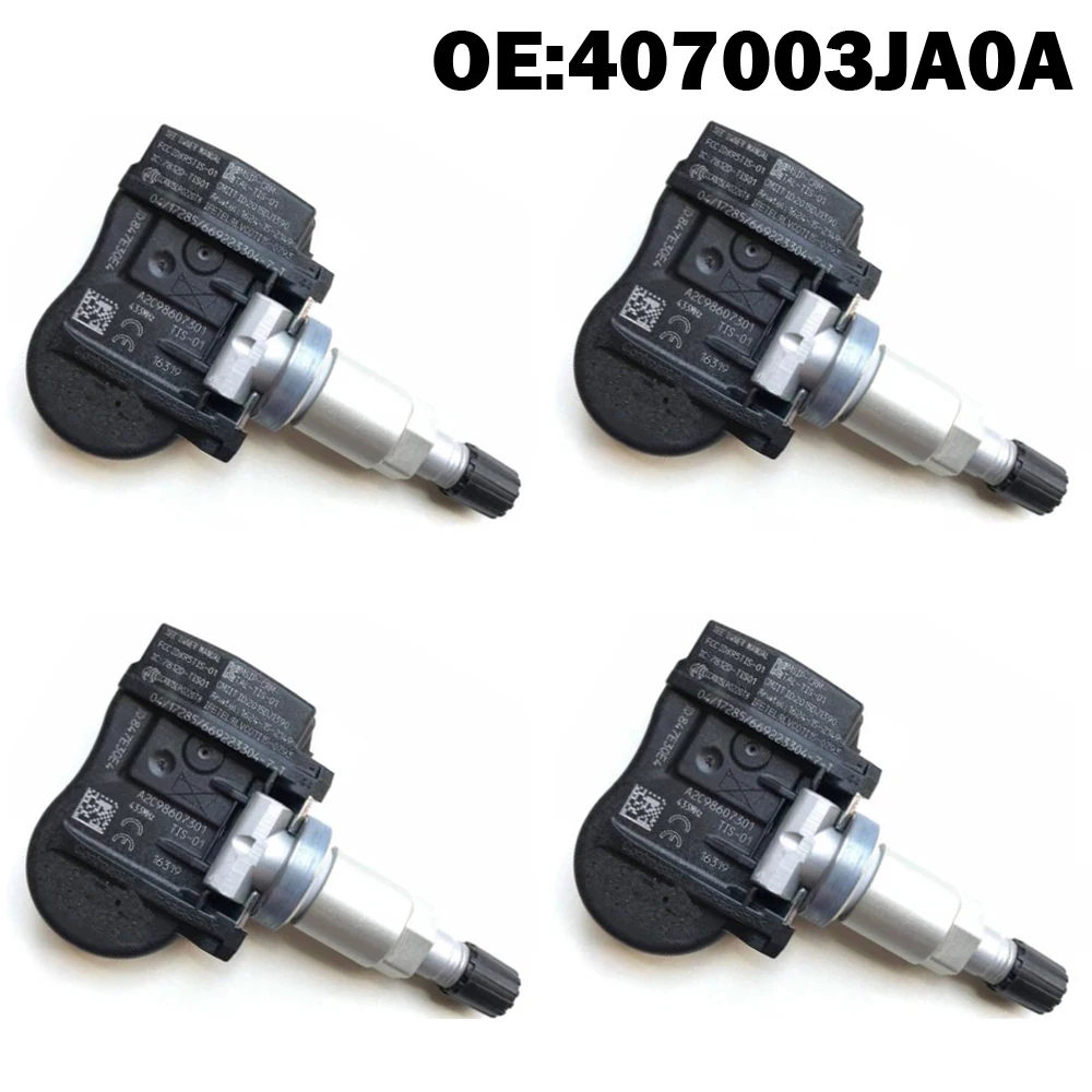 4 шт автомобильных шин Давление монитор Сенсор TPMS 407003JA0A 407003JA0B для Nissan Maxima Altima Murano