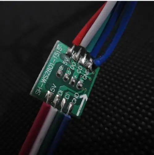 50X 12 мм IP68 подводный водонепроницаемый рассеянный RGB светодиодные пиксели WS2801 DC5V