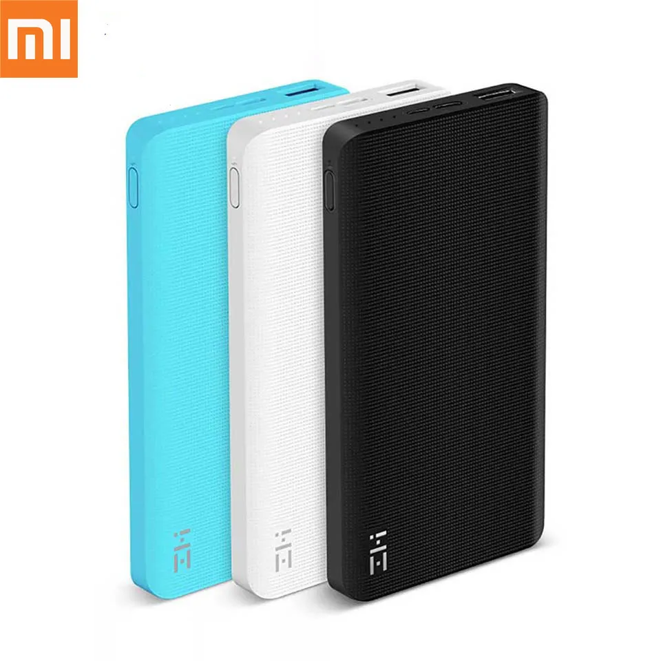 Оригинальный внешний аккумулятор Xiaomi ZMI 10000 мАч Внешняя батарея Портативная