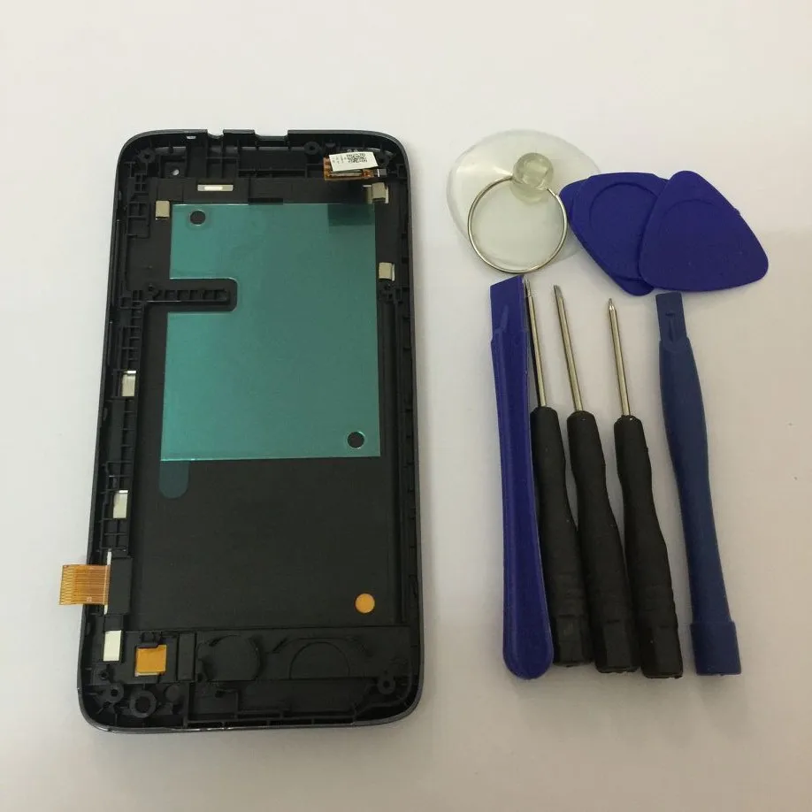 Для Lenovo A526 сенсорный экран дигитайзер сенсор + ЖК-дисплей монитор панель модуль в