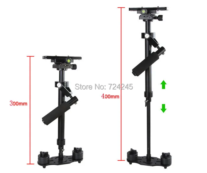 Штатив s40 40 см Ручной Стабилизатор для камер Canon 5d3 60d 750d Nikon d90 d850 GoPro AEE DSLR|stabilizer