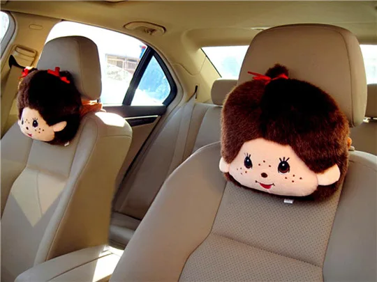 MDH подголовник автомобиля оказался медведь/кролик подушка для шеи мягкий
