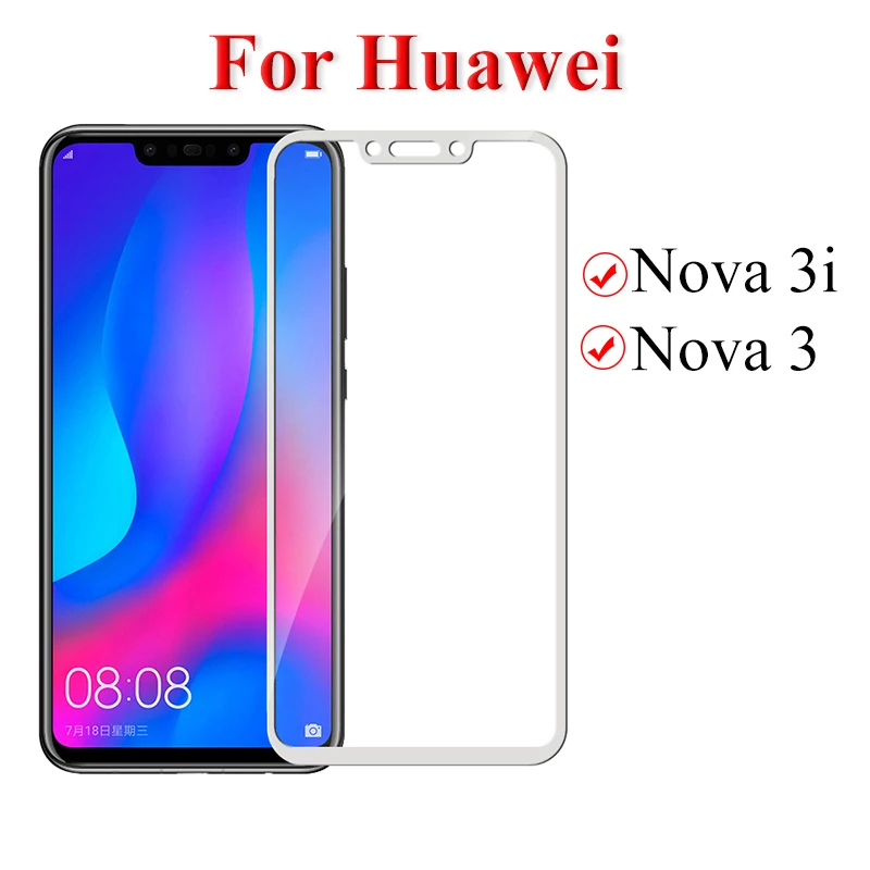 Закаленное стекло 9D для Huawei Nova 3 3i 3e Защитная пленка экрана huavei huawey Nova3|Защитные