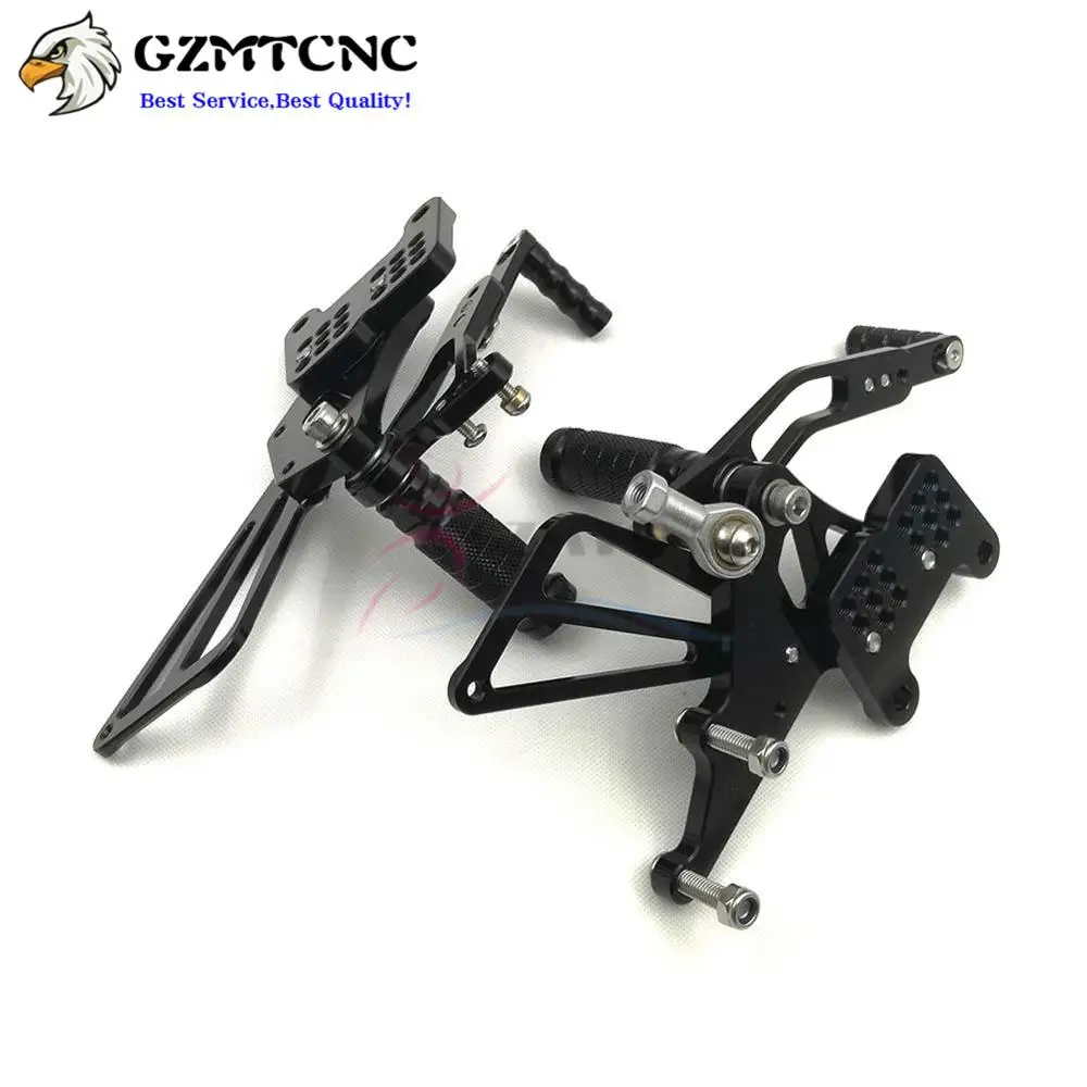 Мотоцикл Rearset подножки с ЧПУ для триумфа скорость тройной 509 595 955 1050 регулируемые