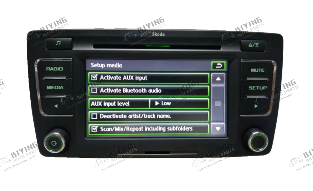 Используется для SKD PQ Octavia Yeti Radio Stereo RCD510 USB MP3 AUX 6 Changer cd