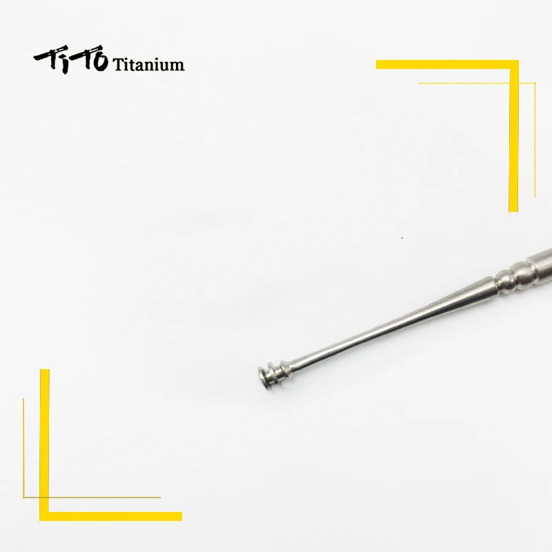 TiTo высококачественные двухконцевые ушные вкладыши из титанового сплава