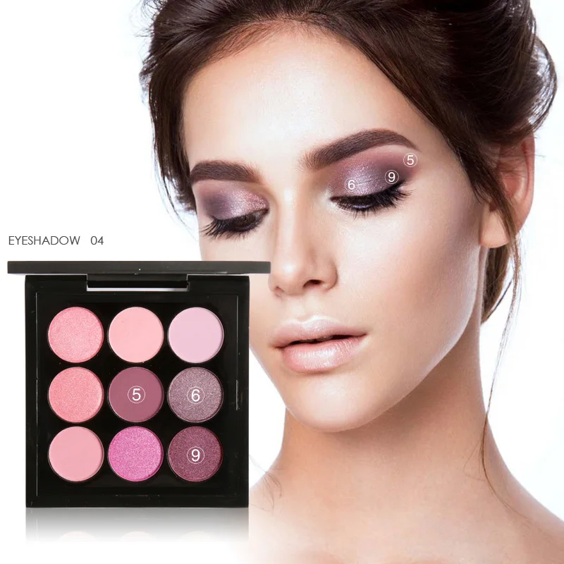 Focallure Косметика 9 цветов мерцающие тени для век Теплый холодный цвет s