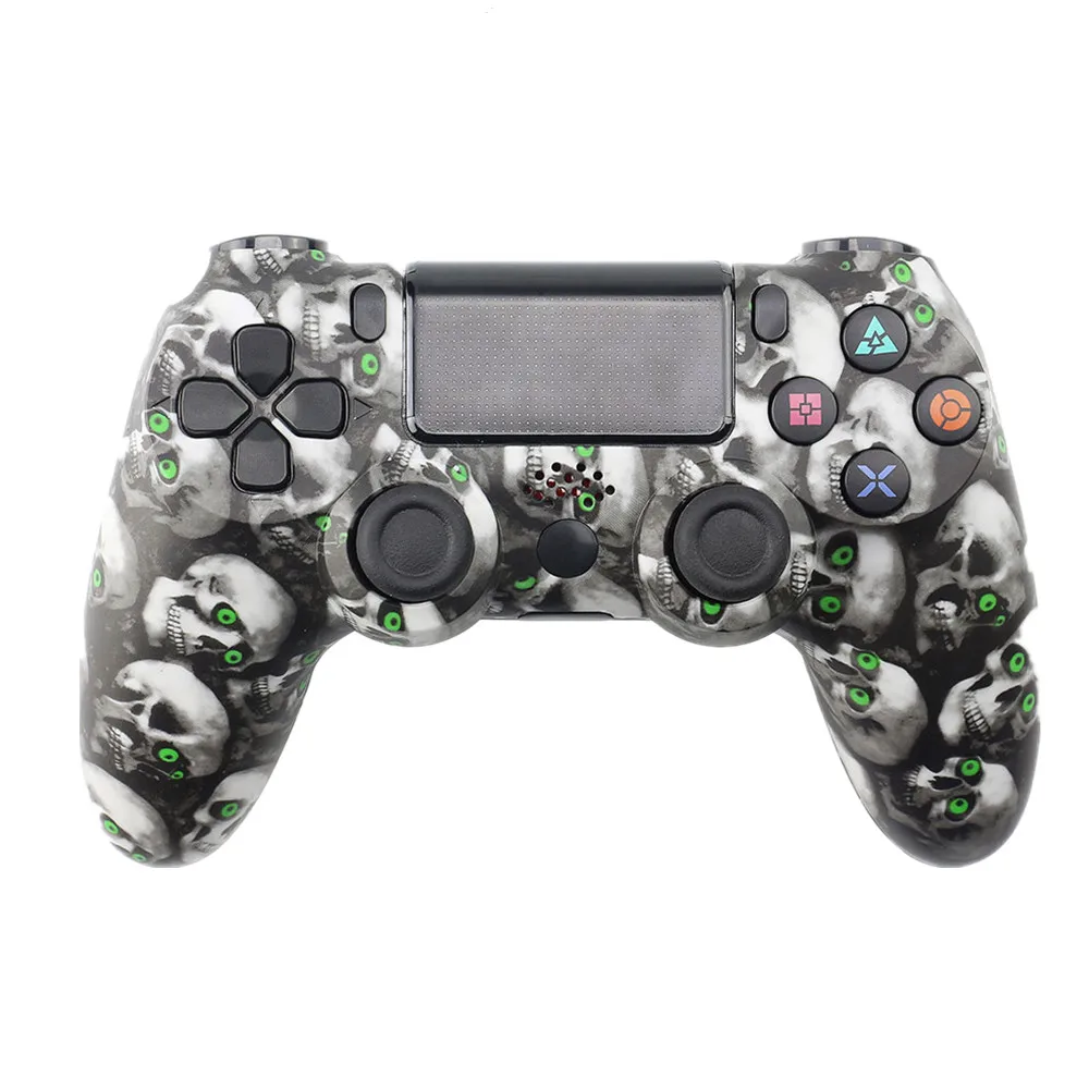 Bluetooth беспроводной игровой контроллер для PS4 контроллер подходит для playstation 4 беспроводной геймпад для playstation 4 джойстик - Цвет: skeletonGray add box