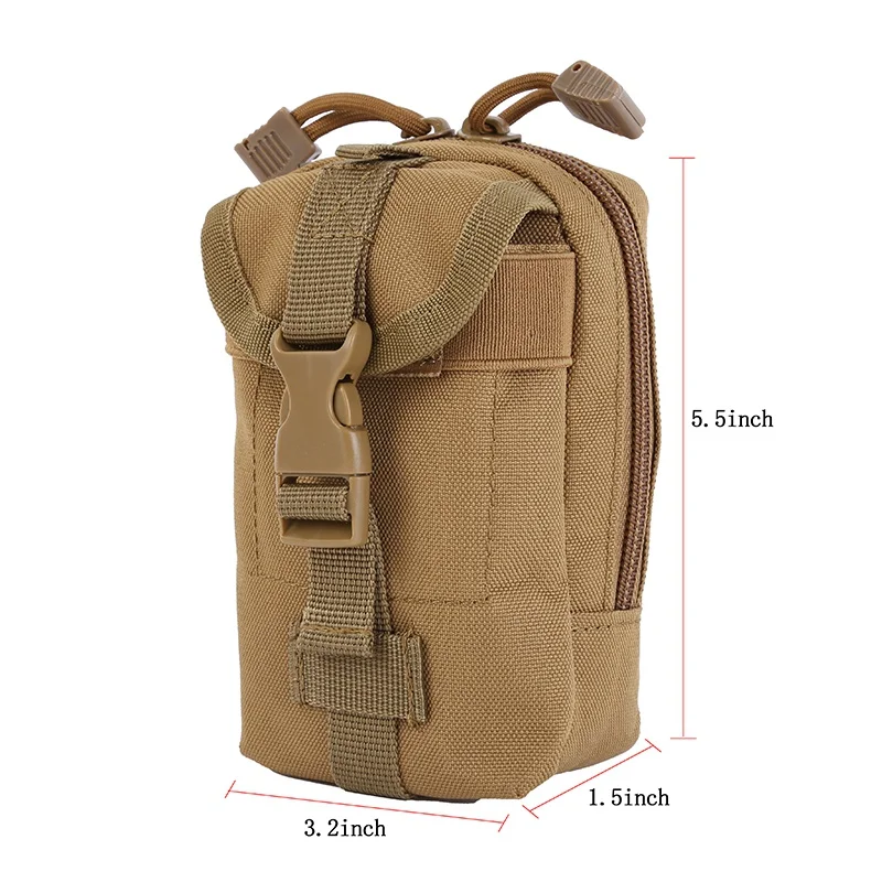 

600D Nylon Outdoor Camping Hunting Sports EDC Tactical Bags Portable Packs Condor Molle Gadget Pouch Flashlgiht Bags Hunting Bag