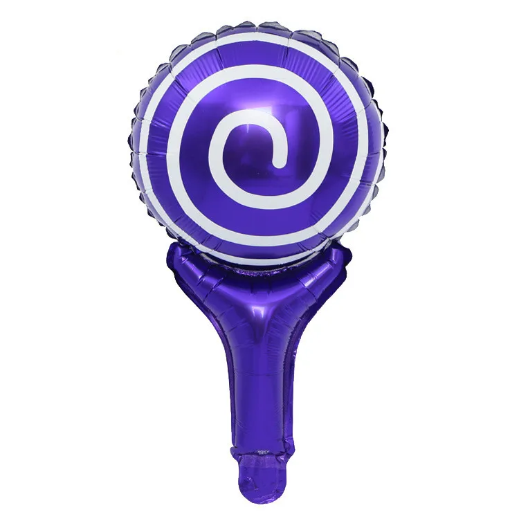 20 шт./лот новые стильные воздушные шары из фольги в виде леденцов с колокольчиком