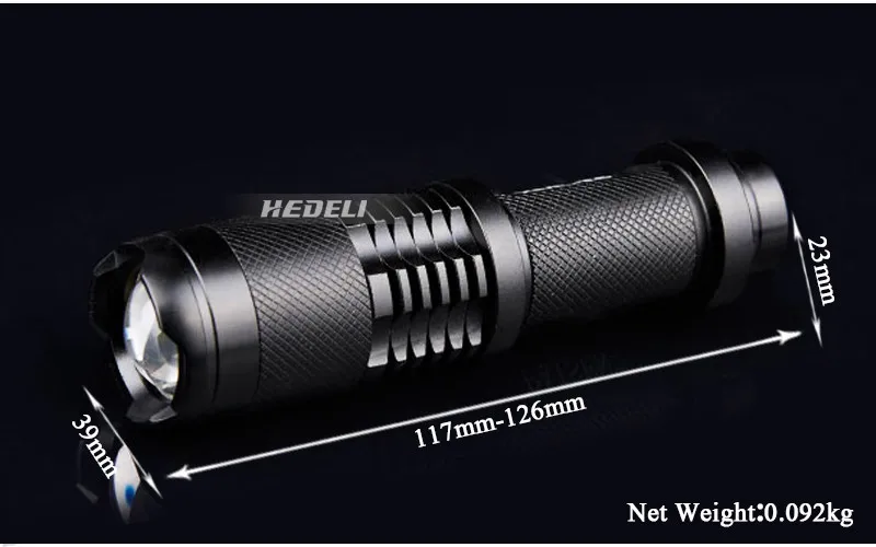 Мини cree xm l t6 led Мощный Фонарик светодиодный налобный фонарь с зумом 3000 люмен 5 Режим лампы 18650 аккумуляторная батарея