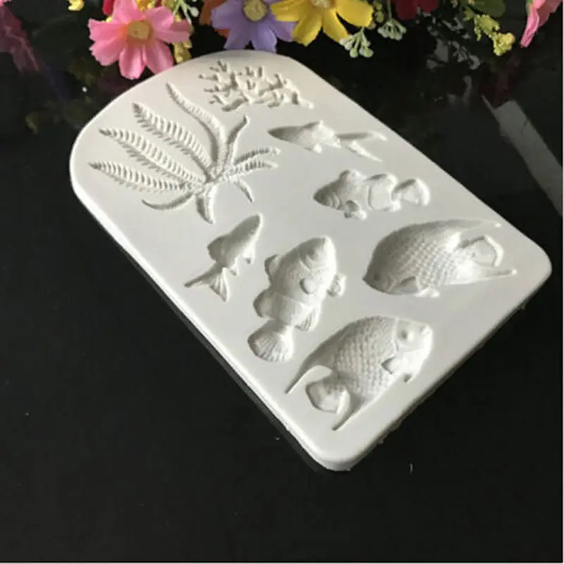 Модные силиконовые формы для рыбных водорослей 1 шт. DIY Инструменты украшения