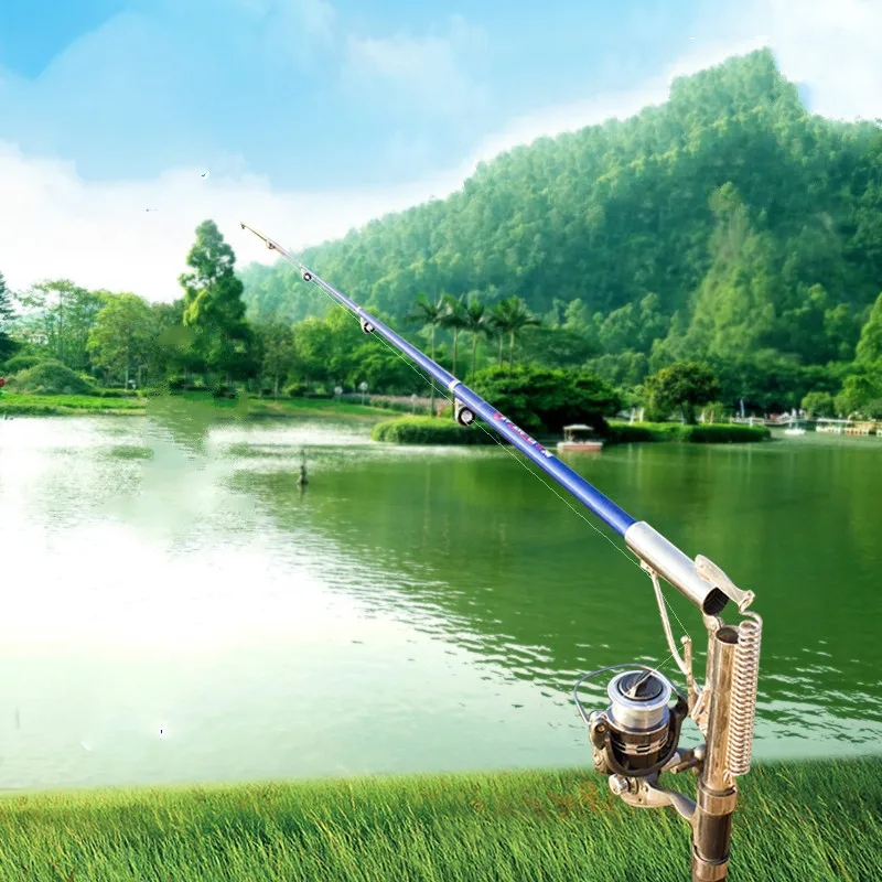 Automatic Fishing Rod FPR Stainless Steel Spinning Reel Fishing Pole Suits Telescopic Fishing Pole Vara De Pesca 2.1m 2.4m 2.7m