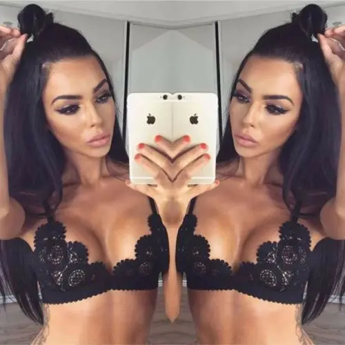 Женские бюстгальтеры ледяной Шелковый бюстгальтер антибликовый с передней