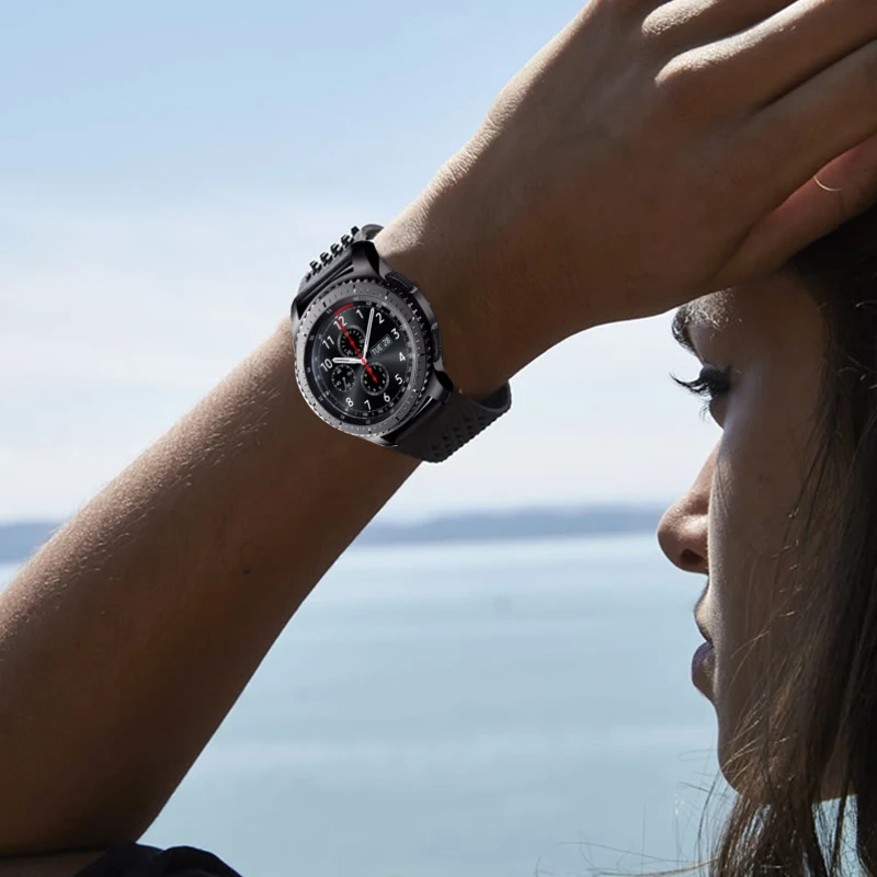 Ремешок для часов Samsung Galaxy резиновый ремешок Gear S3 22 мм|Ремешки часов| |