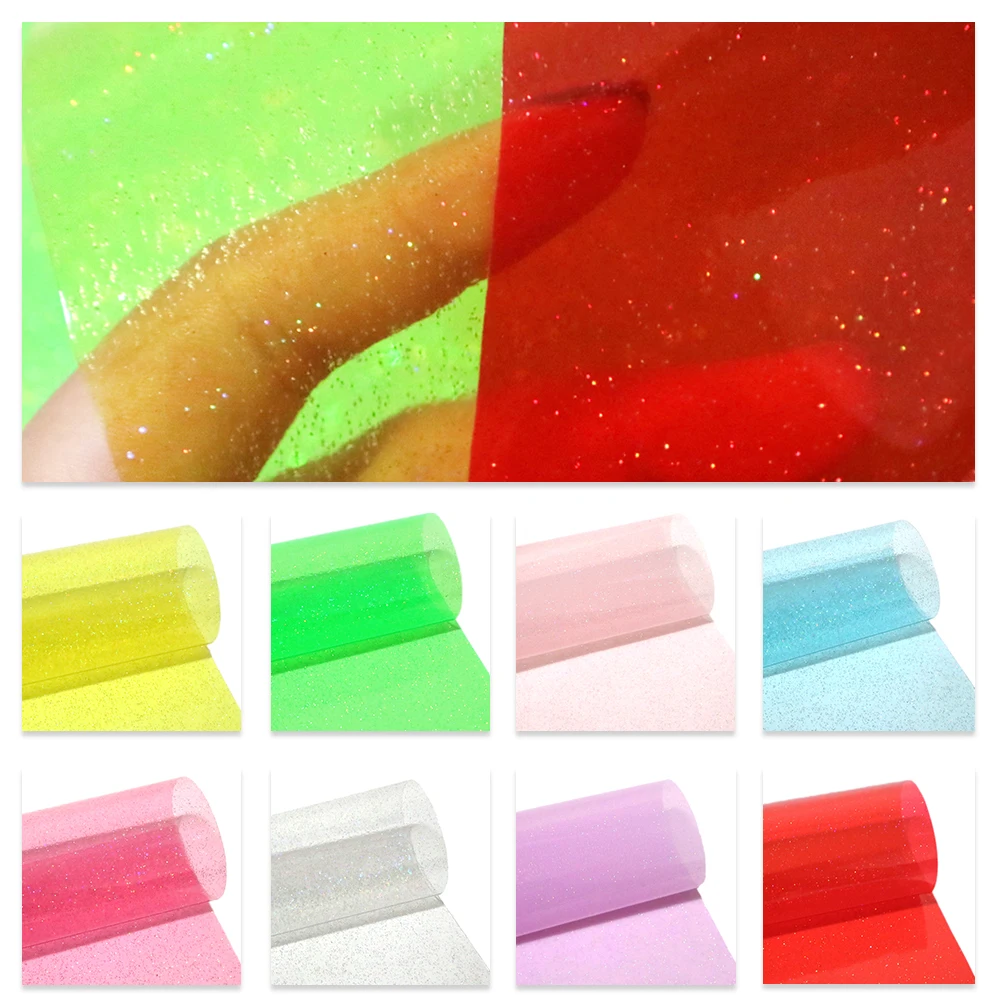 David Accessories 8 шт./компл. 20*34 см однотонные Цвет прозрачная искусственная кожа DIY аксессуары чехол для телефона, 1Yc6614
