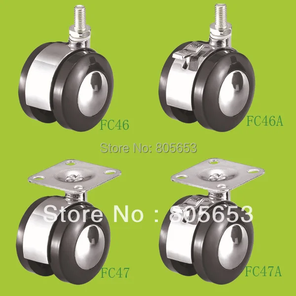 Ring stem chrome plated furniture caster(FC4911) | Обустройство дома