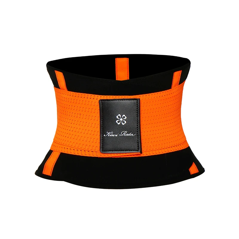 Orange VASLANDA Женский фитнес пояс для похудения коррекция фигуры, тренировка для талии Корректирующее белье тренировка бег тренировка моделирующий ремень - Цвет: Orange