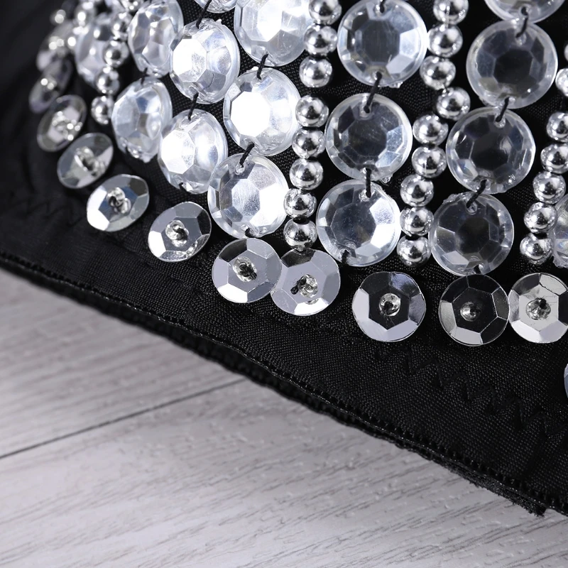 Новинка 2020 женский сексуальный бюстгальтер нижнее белье металлик в стиле панк