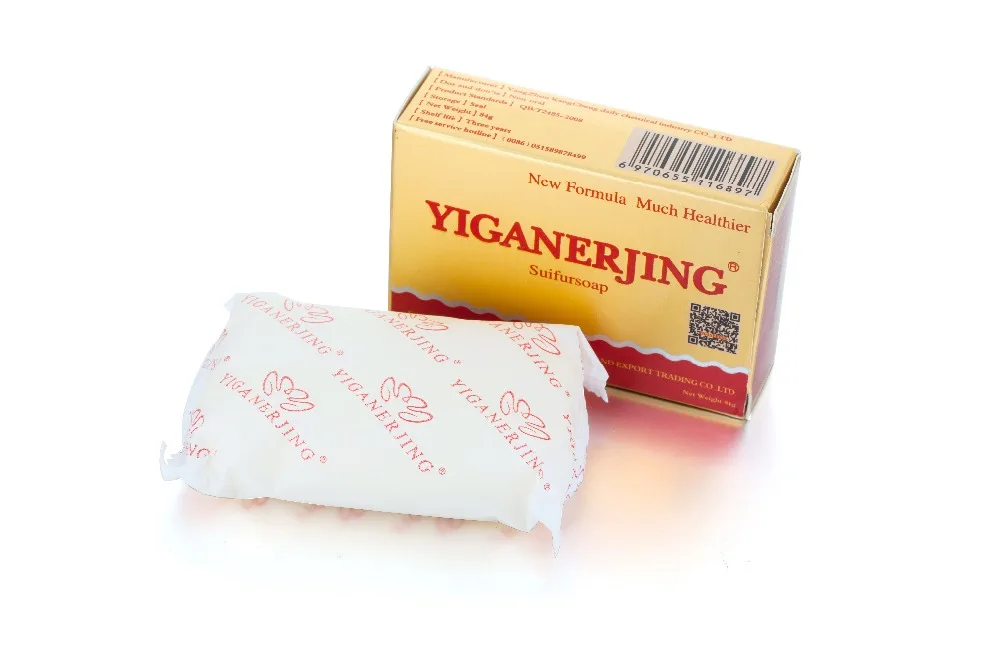 Антибактериальное мыло с содержанием серы yiganerjing 5 типов ручная работа