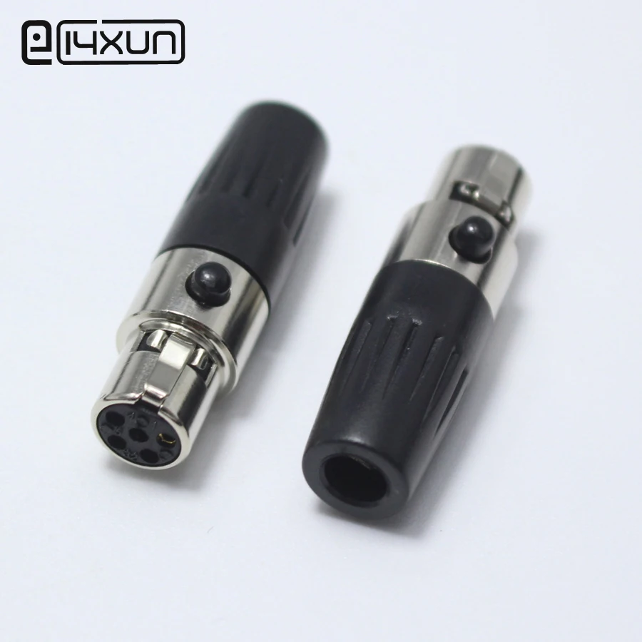 1 шт. мини XLR 5 Pin гнездовой разъем с отверстием маленький P Аудио микрофон сварной