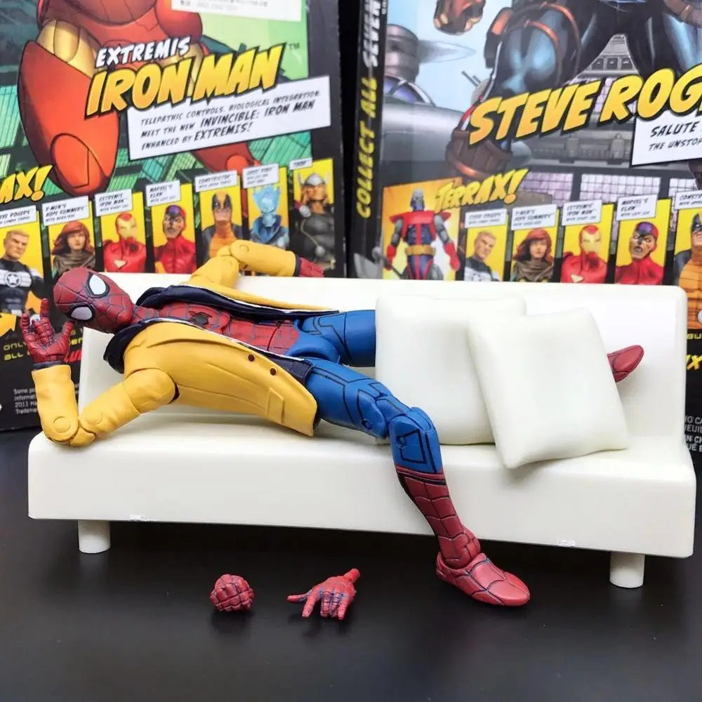 Коллекция ML Legends Jackted Spider Spidey эксклюзивная домашняя мишень с репликой дивана 6