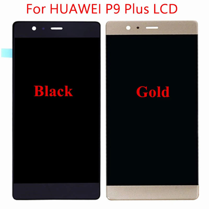 100% протестированный ЖК дисплей с рамкой для HUAWEI P9 Plus сенсорным экраном