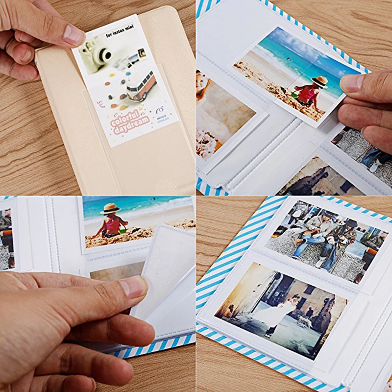 Цветные наклейки + фотоальбом фоторамки ручка-маркер для камеры Fujifilm Instax Mini 8 9 11 25