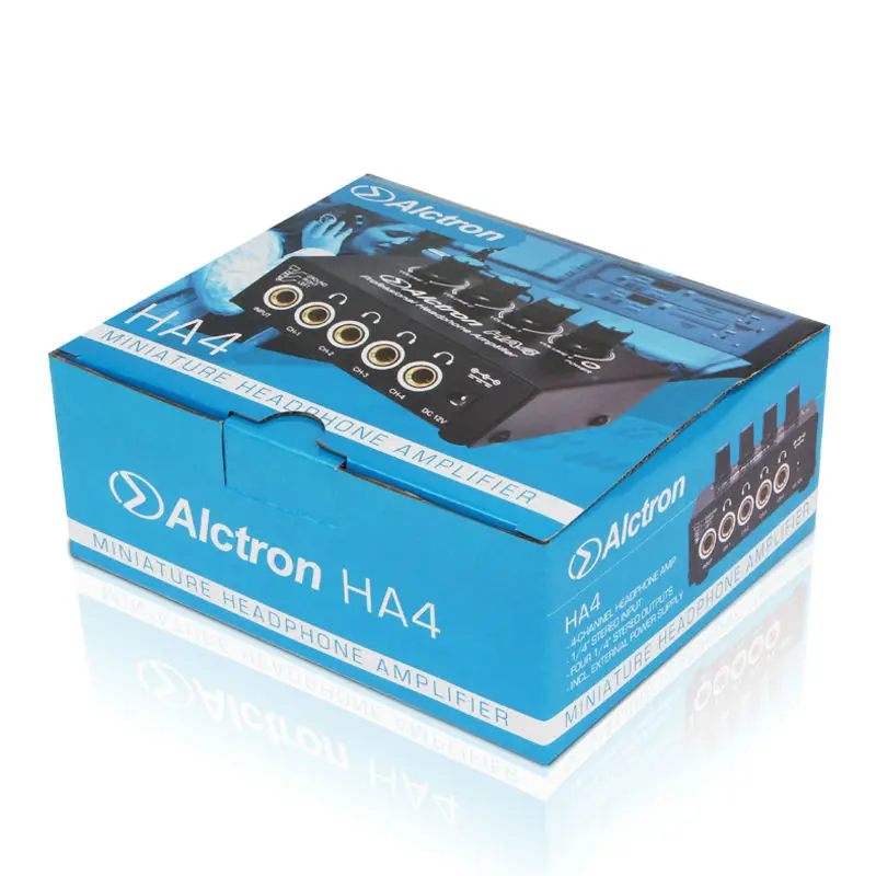 Alctron HA4 профессиональный мониторинг усилитель для наушников компактный 4 канальный усилитель для наушников