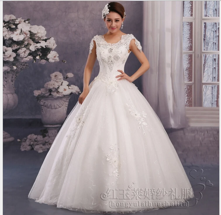 White/Ivory Wedding Dress Bridal dress Custom Size2-4-6-8-10-12-14-16+3c | Свадьбы и торжества