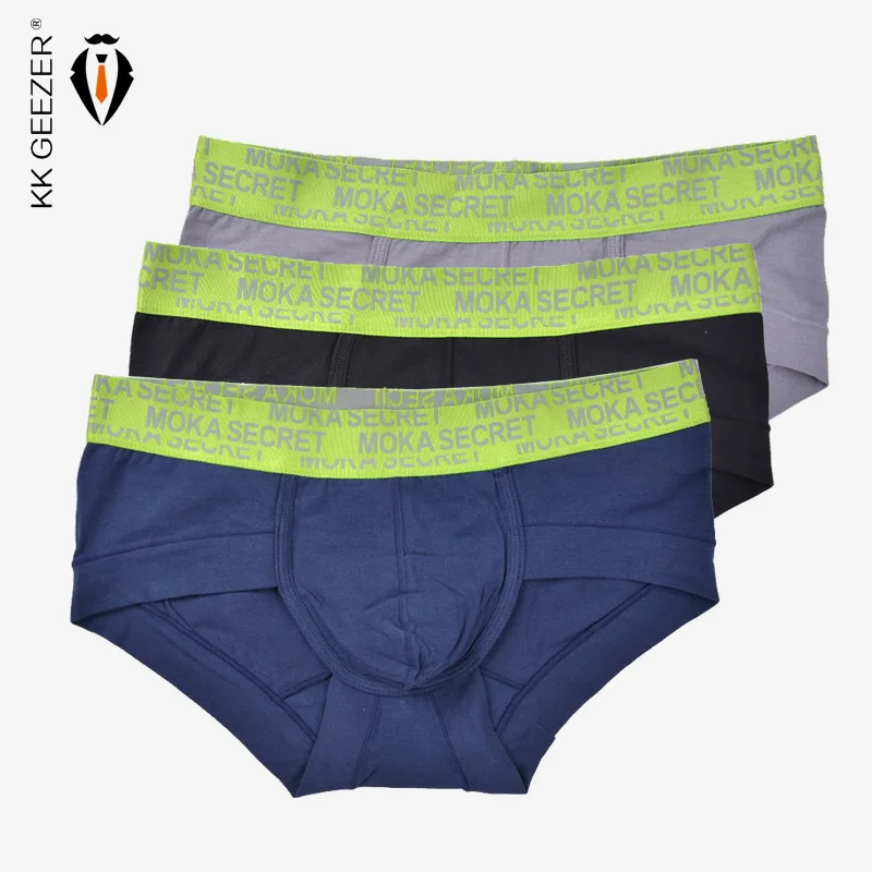 3 шт./Лот хлопковые мужские боксеры сексуальные высококачественные мягкие