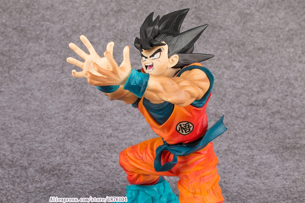 Аниме Драконий жемчуг Z Сон Гоку фигурки Ударная Волна Супер Saiyan Сон Гоку Драконий жемчуг ПВХ фигурка модель игрушки Brinquedos 17 см