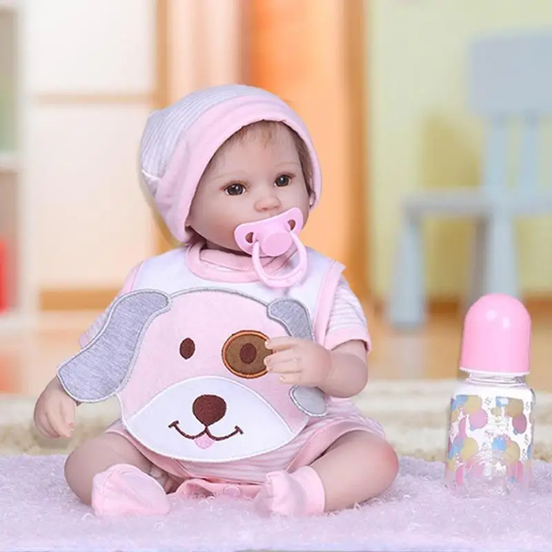 40cm NPK моделирование Reborn Baby Dolls малыш Reborn Doll игрушки для детей силиконовые восхитительные реалистичные спящие успокаивающие Playmate - Цвет: 40cm