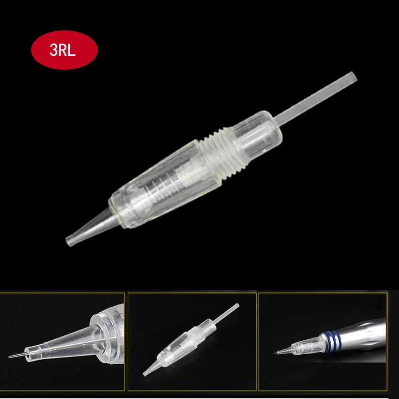 10pcs 3RL 1 Набор микроблейдинг бровей губ МТС устройство Перманентный макияж машина цифровая татуировка машина с цифровой контрольной панелью комплект татуировки - Цвет: 10pcs 3RL