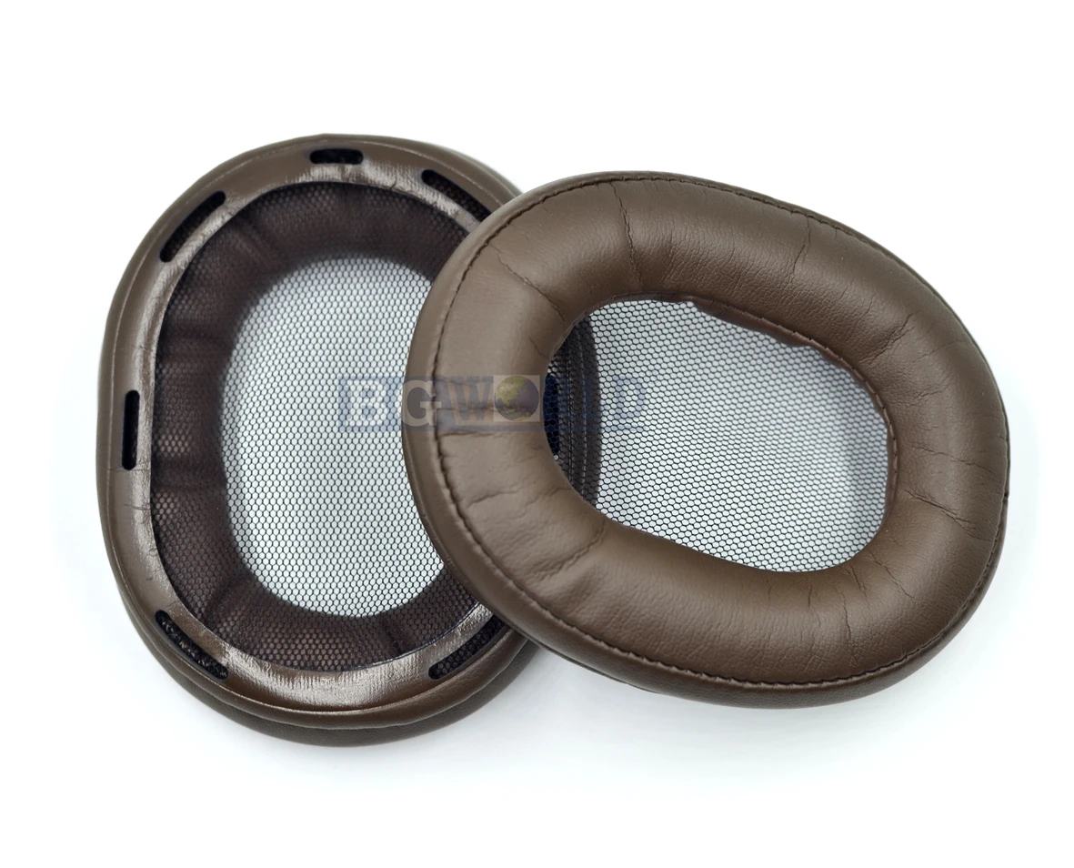 BGWORLD подушки амбушюры пенопластовые чехлы для SONY MDR 1R 1R NC 1R MK2 1RBT MK2 1A 1ADAC 1ABT DAC BT губчатый материал для наушников - Цвет: 1R 1RNC wired brown