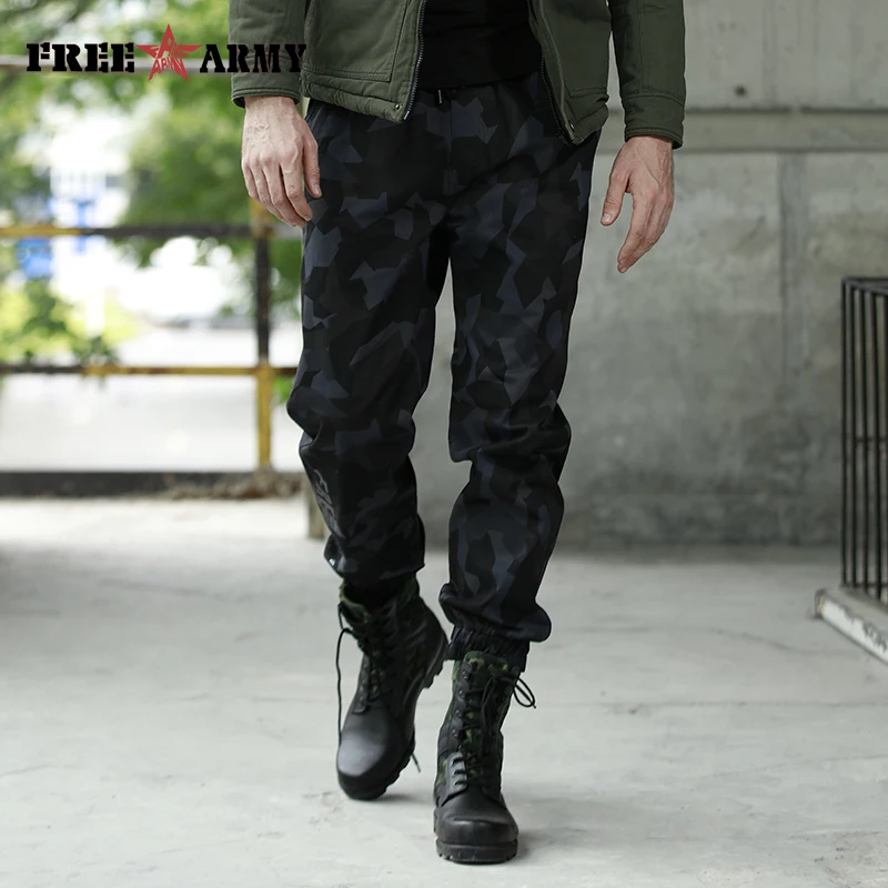 

Free Army Pants Men Summer Autumn New Fashion Contracted Men Clothes 2018 Streetwear Cargo Stretch Camouflage Pant Men