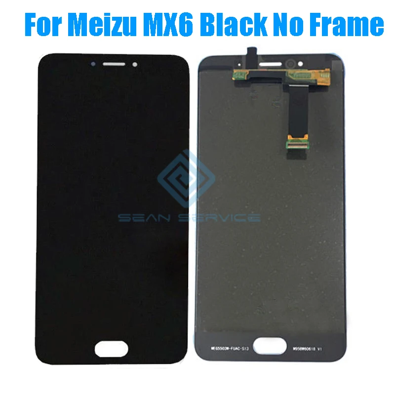 Для Meizu MX6 ЖК дисплей Дисплей с Сенсорный экран планшета Ассамблеи Замена Рамки 5.5