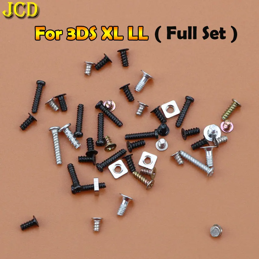 Набор винтов JCD для PS2 PS3 PS4 PSP1000 PSP2000 PSP3000 PSV1000 Xbox 360 Nintendo DS Lite NDSL комплект сменная