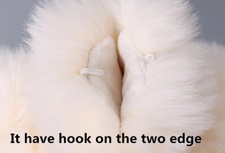 Шарф-свитер женский из искусственного меха на осень и зиму