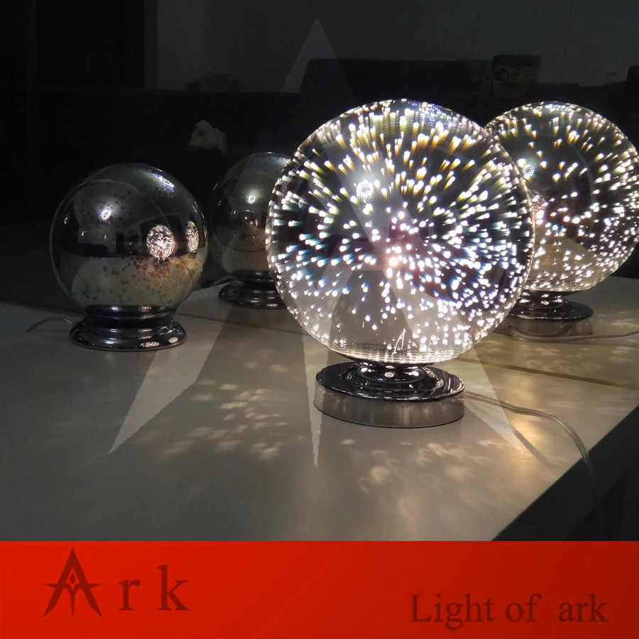 Светильник ARK новый дизайн диаметр 20 см хромированный затеняющий зеркальный