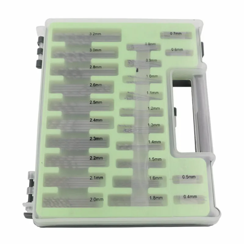 Набор высокоточных Сверл из высокопрочной стали с пластиковым корпусом 150 шт. 0 4