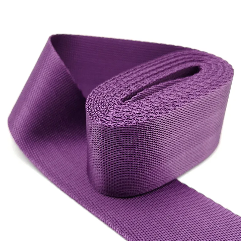Purple 2 ярда 32 мм Высокое качество ремень нейлоновая тесьма рюкзак обвязка швейная сумка ремень аксессуары - Цвет: Purple