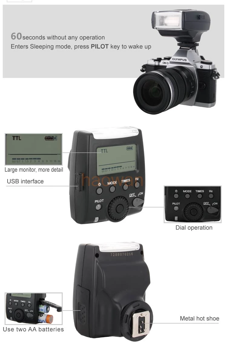 MK-300 E-ttl Flash ЖК Speedlite свет для Panasonic GX7 G6 Olympus GH5 GH4 GH3 GX8 G7 G85 GX85 GX7 em1 em5 em10 камеры