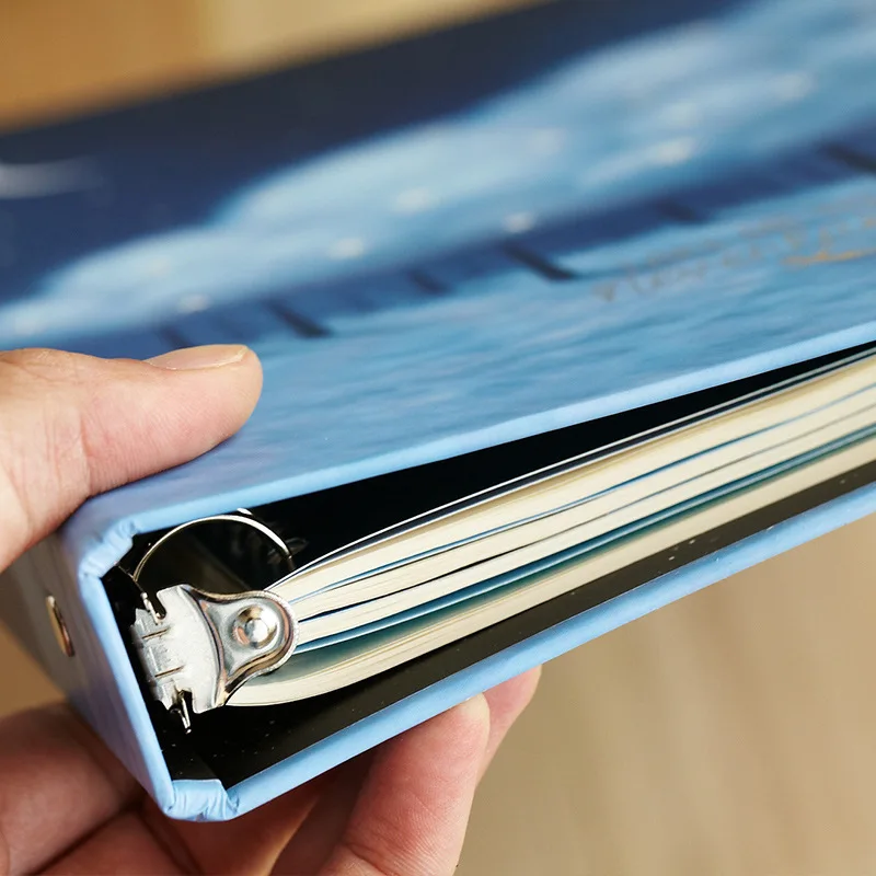 

"Neverland" Loose Leaf Notebook Big Coil Spiral Hard Cover Diary Lined Papers Journal Study Notepad