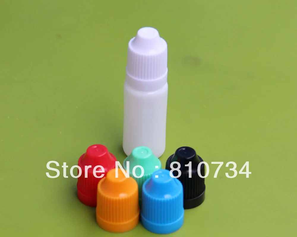 Бесплатная доставка 10 мл LDPE молочно белая бутылка с крышки защитой от детей