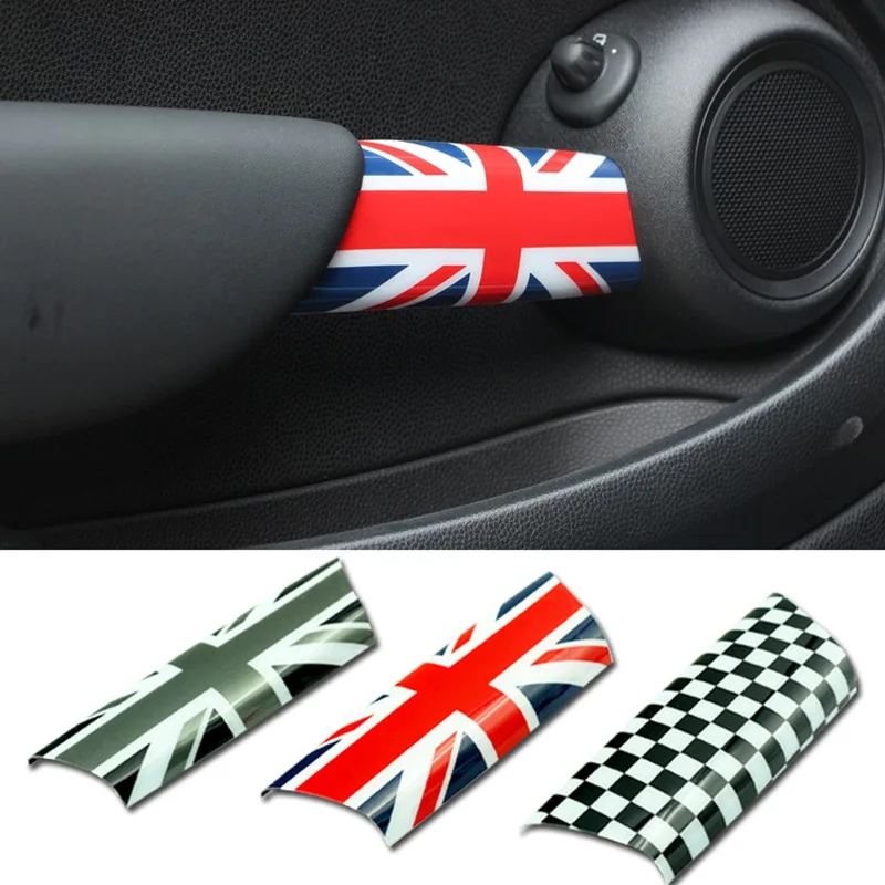 2pcs/set Car Interior Door Handle Knob Cover Sticker Protection for Mini Cooper JCW R55 Clubman R56 R57 R58 R59 Accessories | Автомобили и