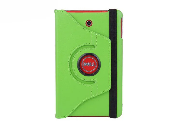Вращающийся 360 градусов Роскошные Folio Stand кожаный чехол защитный для Dell Venue 8 V8 BK16RB
