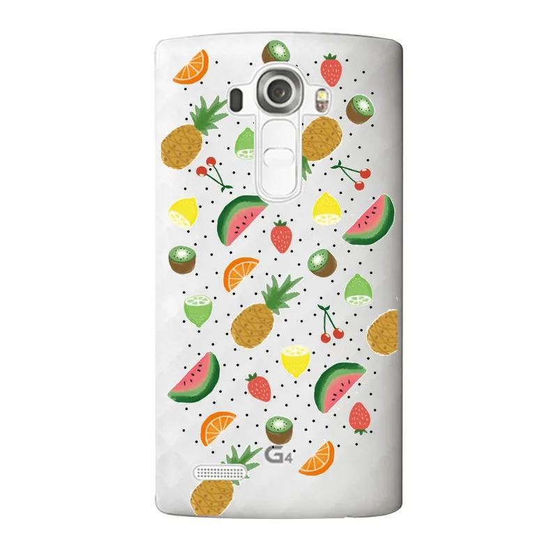 Мягкий прозрачный чехол из ТПУ для LG G3 G4 G5 V10 K3 K4 K5 K8 K10 2017 Флора ананас Бесплатная