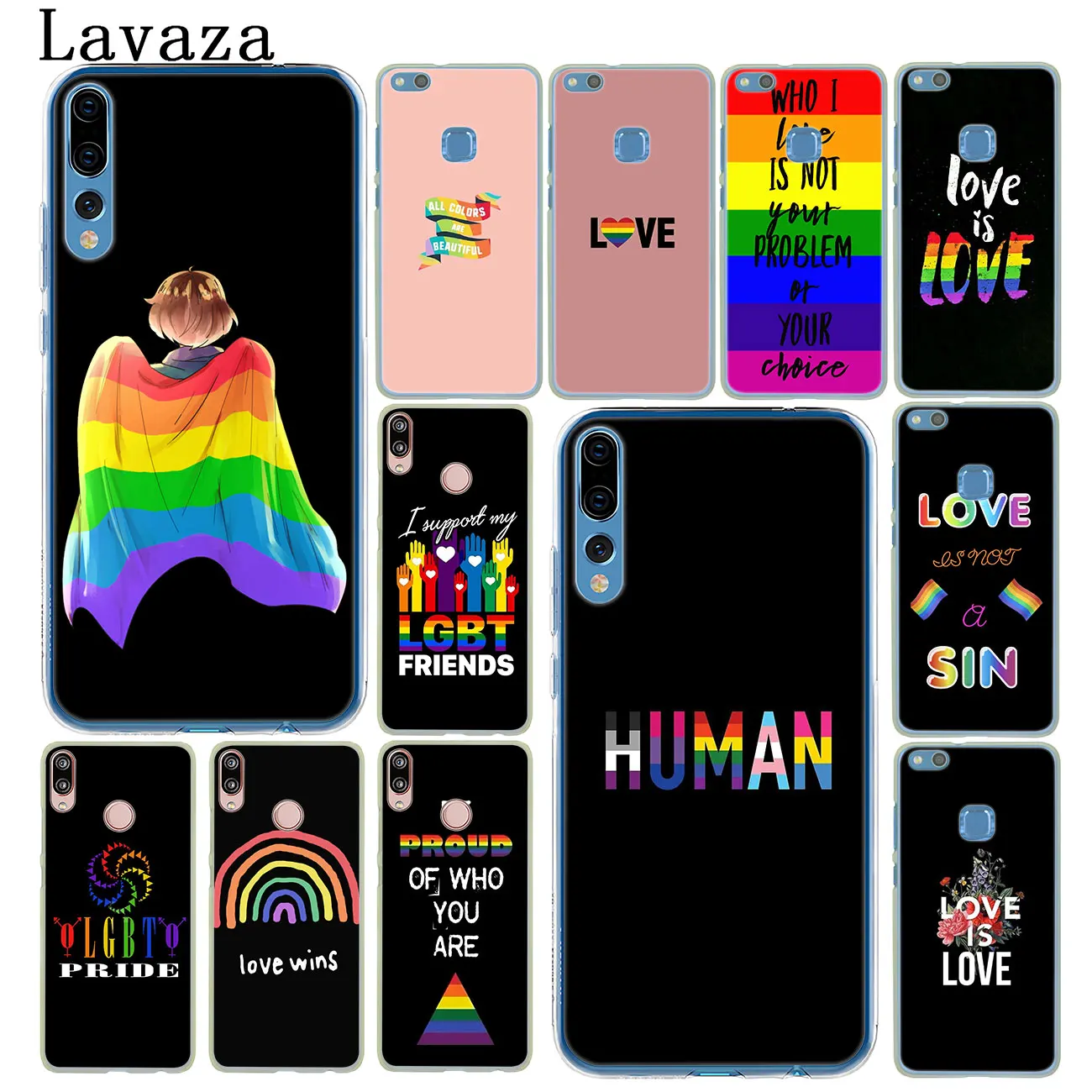 Lavaza LGBTQ сердце LGBT love is чехол для телефона с рисунком на тему любви Huawei P30 P20 Pro P10 P9 Plus